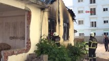 Antalya Metruk Binada Yangın