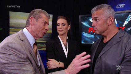 Mr. McMahon, Stephanie McMahon and Shane McMahon Backstage Segment