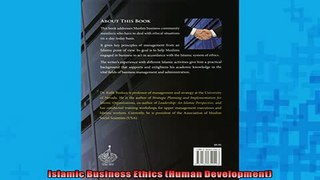 READ PDF DOWNLOAD   Islamic Business Ethics Human Development  FREE BOOOK ONLINE