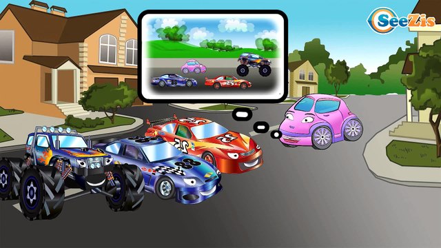 Car Cartoons for kids. Monster Truck & Racing Cars Race. Car Service — Auto Tuning. Episode 132