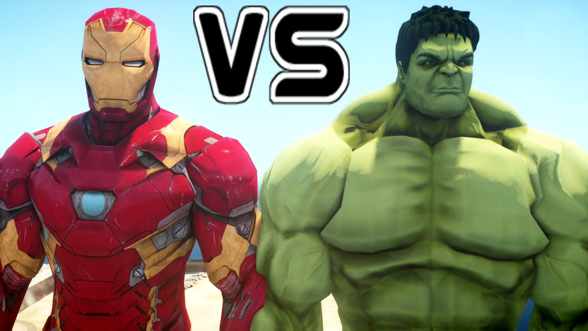 The Hulk Vs Iron Man Mark 46