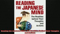 READ THE NEW BOOK   Reading the Japanese Mind The Realities Behind Their Thoughts and Actions  FREE BOOOK ONLINE