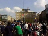 Critical Mass Budapest 2010. 04. 24. - Nyugati tér, bringaemelés, Oktogon balos az Andrássyra