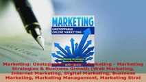 PDF  Marketing Unstoppable Online Marketing  Marketing Strategies  Business Growth Web  Read Online