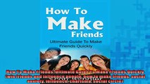 FAVORIT BOOK   How To Make Friends Ultimate Guide To Make Friends Quickly win friends and influence  BOOK ONLINE