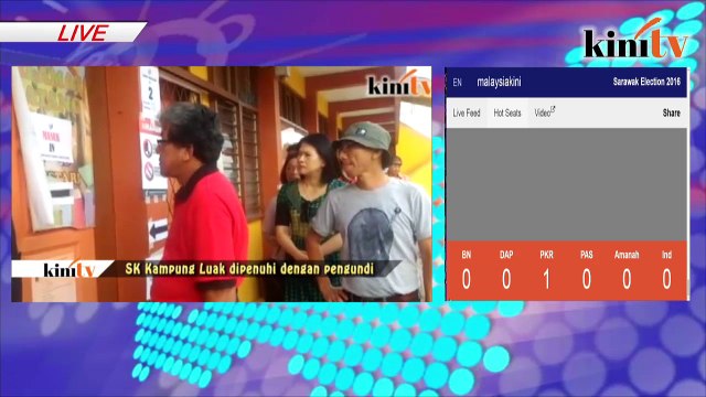 SIARAN LANGSUNG: PEMBUANGAN UNDI PILIHAN RAYA SARAWAK 2016