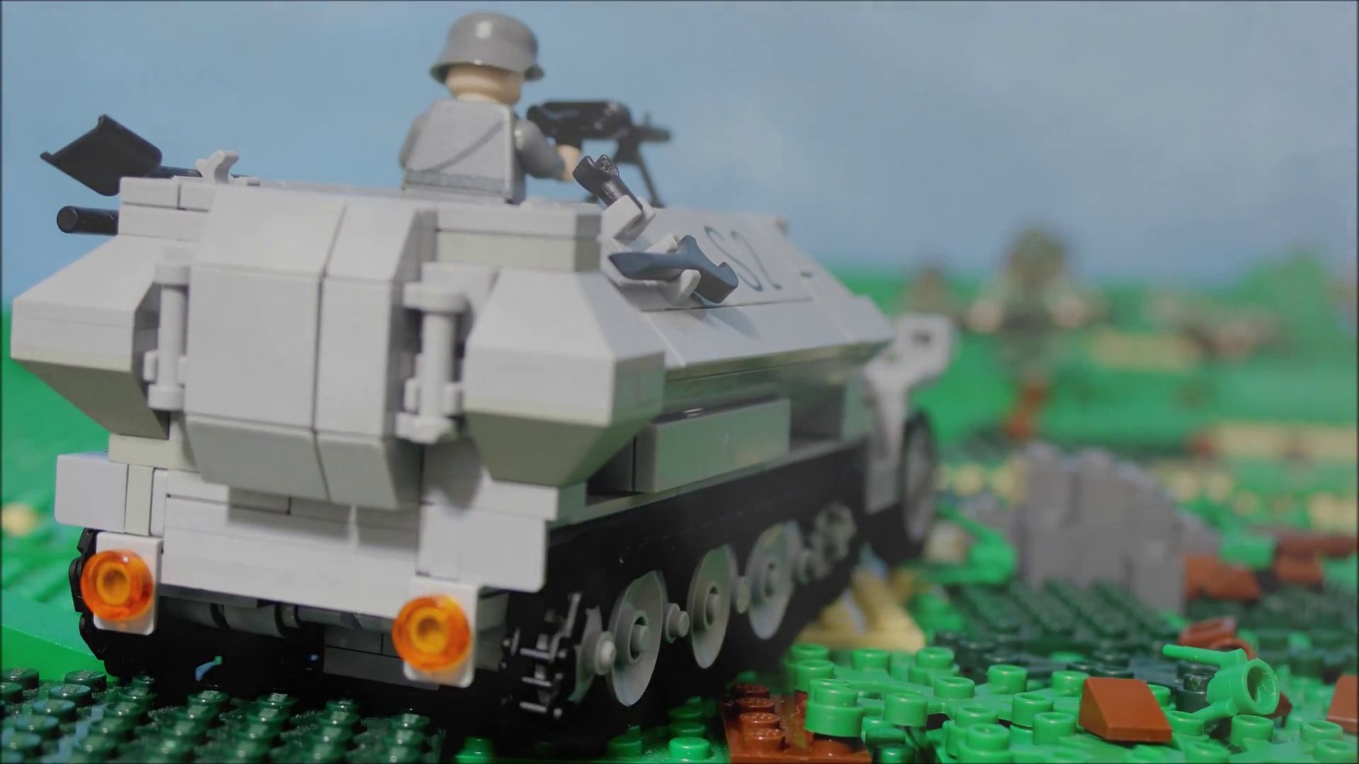 Une bataille de la 2nd guerre mondiale recréée en LEGO ! - Vidéo