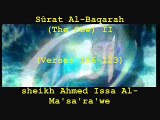 sheikh Al-Ma'sa'ra'we -- Surat Al-Baqarah (Verses 106-123)