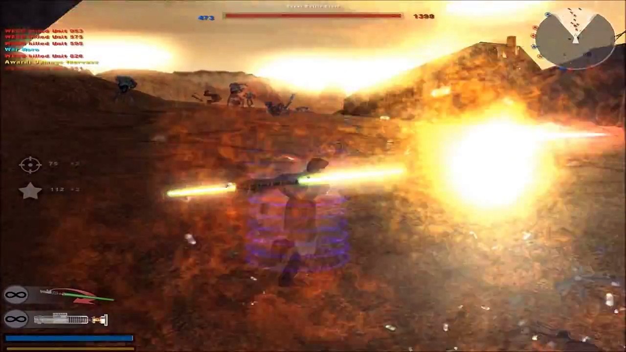 Star Wars: Battlefront 2 Hypori (600 Jedi & Clones VS 1700 Droids)