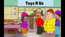 Toys for Kids - Caillou steals from Toys R Us and gets grounded