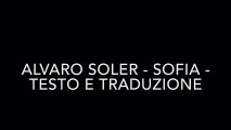 Alvaro Soler - Sofia - (Lyrics)
