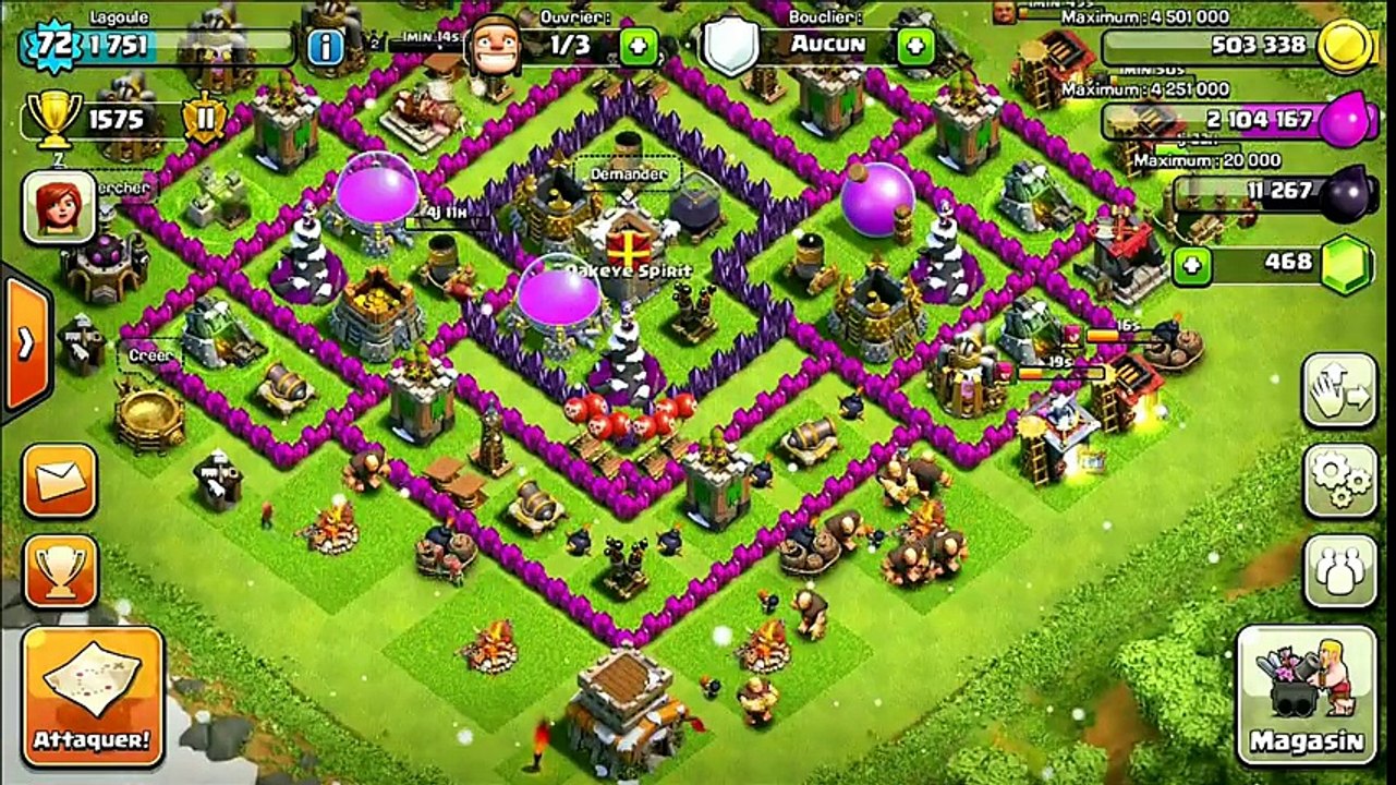 [TUTO] Clash Of Clans- Comment gagner de l Or, de l Elixir et de l Elixir Noir très Rapidement [FR]