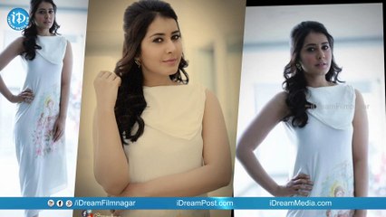 Raashi Khanna Sizzles In White Dress - iDream Filmnagar