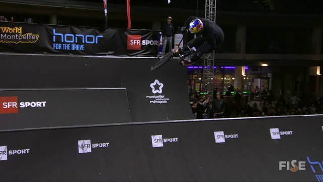 Konstantin Andreev -Best tricks winner - Double Tailwhip to Footjam whip to Barspin - FISE World Montpellier 2016