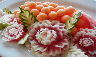 Chuncarve-Peonies Fruit Platter part 2