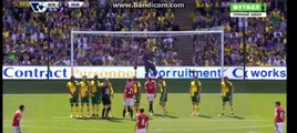 Antonio Valencia Gets RED CARD - Norwich 0-0 Manchester United 07-05-2016