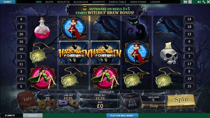 Halloween Fortune ilmainen kasino kolikkopeli Playtech Video Esikatselu