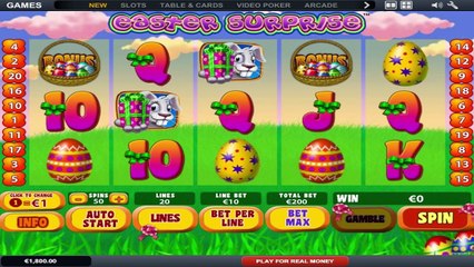 Easter Surprise ilmainen kasino kolikkopeli Playtech Video Esikatselu