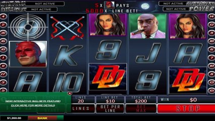 Daredevil ilmainen kasino kolikkopeli Playtech Video Esikatselu