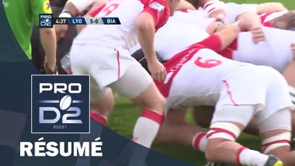 PRO D2 - Résumé Lyon-Biarritz: 61-31 - J28 - Saison 2015/2016