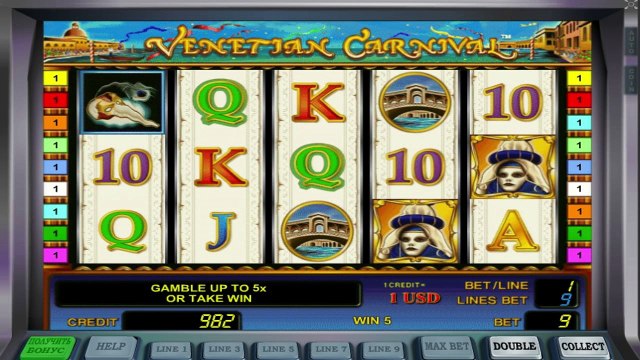 Venetian Carnival ilmainen kasino kolikkopeli Novomatic Video Esikatselu
