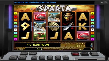 Sparta ilmainen kasino kolikkopeli Novomatic Video Esikatselu