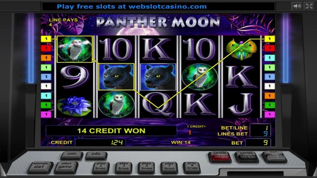 Panther Moon ilmainen kasino kolikkopeli Novomatic Video Esikatselu