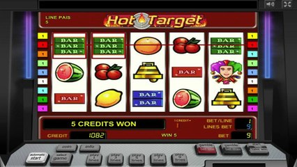 Hot Target ilmainen kasino kolikkopeli Novomatic Video Esikatselu
