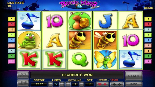 Beetle Mania ilmainen kasino kolikkopeli Novomatic Video Esikatselu
