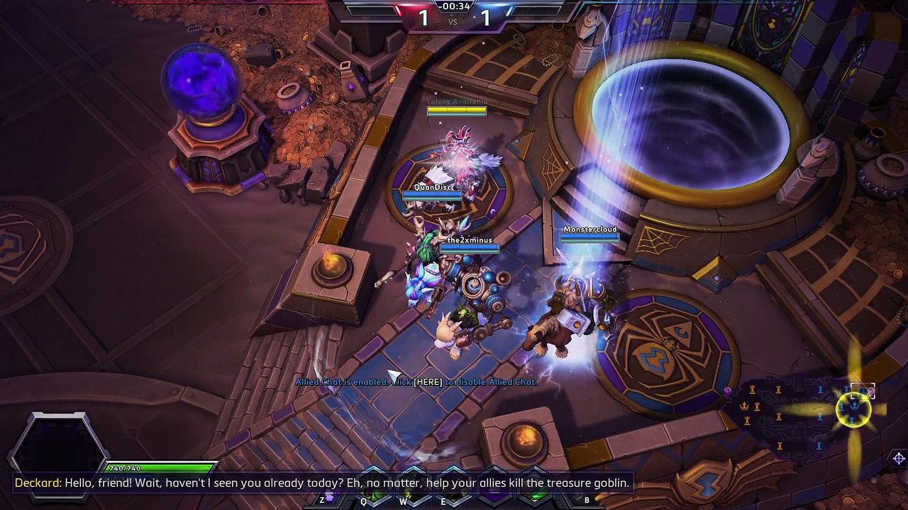 ♥ Heroes of the Storm (Gameplay) - Nazeebo, THROW EVERYTHING (HoTs Quick Match)