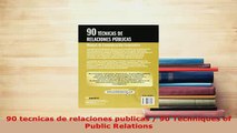 PDF  90 tecnicas de relaciones publicas  90 Techniques of Public Relations Read Full Ebook