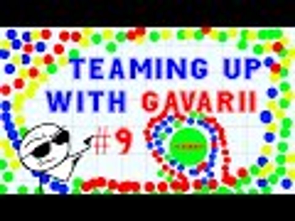 AGAR.IO TEAMING UP WITH GAVARII YOUTUBE