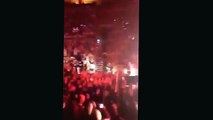 DNCE performing on stage Selena Gomez Revival Tour Las Vegas
