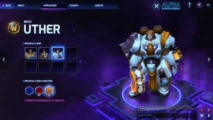 ALL HEROES AND SKINS - Heroes of the Storm