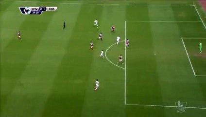 Wayne Routledge Goal - West Ham United 0-1 Swansea - 07.05.2016