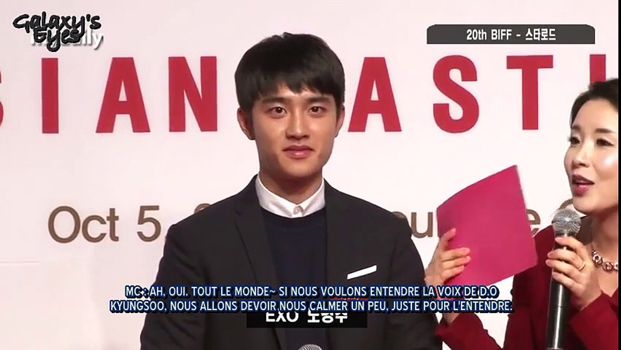 [VOSTFR] Interview - Busan International Film Festival - Kyungsoo (05.10.2015)