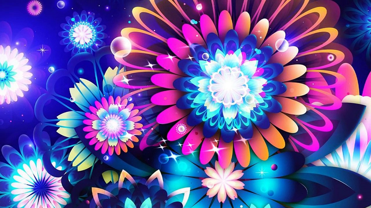 Néon Flowers
