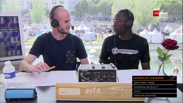 REPLAY FISE World Montpellier 2016 LIVE - ROLLER SLOPESTYLE PRO FINALE - FRA