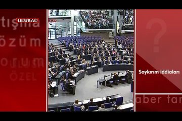Onur Öymen ve Soner Polat Alman Meclisi'nin önünde Ulusal Kanal'ın sorularını yanıtladı