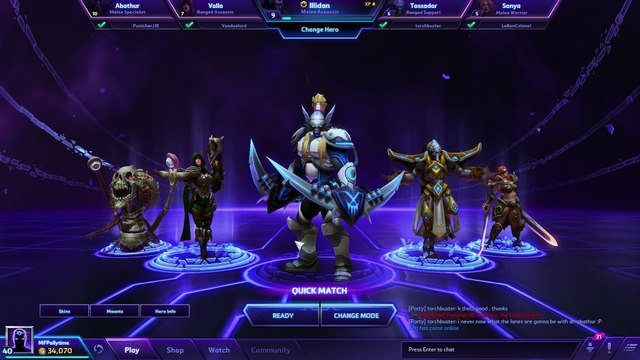 ♥ Heroes of the Storm (Gameplay) - Illidan, Attack Speed Hacks (HoTs Quick Match)