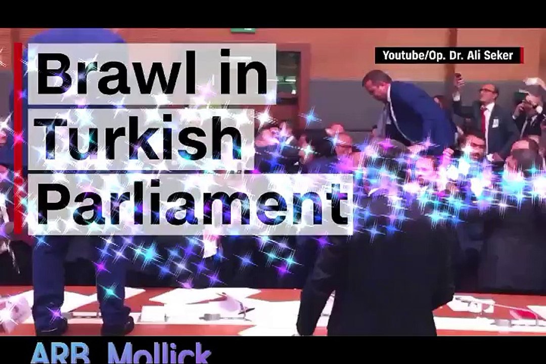 তুরস্কের পার্লামেন্টে মারামারি/Turkeys parliamentary hassle