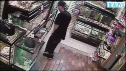 Piton Çalarken Yakalandı