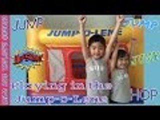 JUMP-O-LENE Play Time | Bounce and Jump Kids Fun | Indoor Jump Jump | Liam and Taylor's Corner