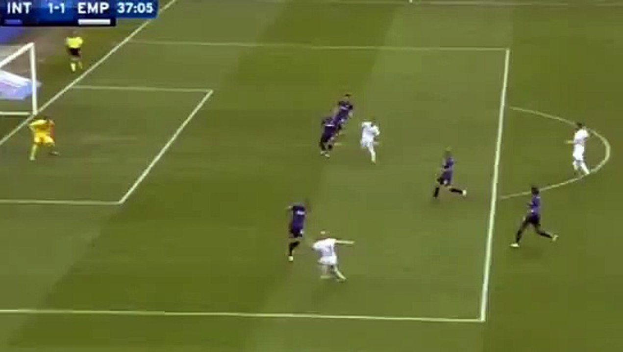Manuel Pucciarelli Goal - Inter vs Empoli 1-1 SERIE A (2016)