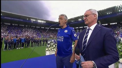 Andrea Bocelli Sings To King Power Stadium_Leicester City EPL Champions 2016