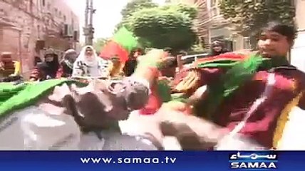 PTI Mola JUTT Force for protection to girls in jalsa