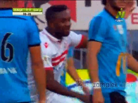 هدف الزمالك الاول| مايوكا| الزمالك 1-0 غزل المحله| الدورى المصرى الممتاز 2015/2016| الاسبوع السابع و عشرون