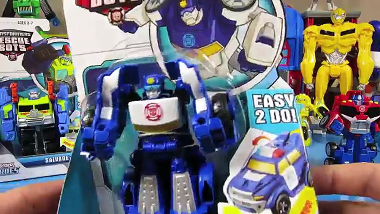 NEW 2016 TRANSFORMERS RESCUE BOTS SALVAGE OPTIMUS