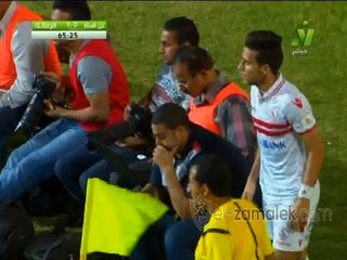 هدف الزمالك الثانى| احمد حمودى| الزمالك 2-0 غزل المحله| الدورى المصرى الممتاز 2015/2016| الاسبوع السابع و عشرون