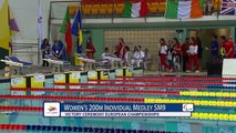 Women's 200m IM SM9 Medals Ceremony 2016 IPC Swimming European Open Championships Funchal